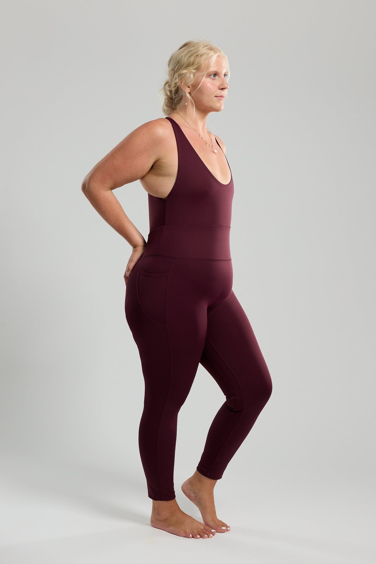 Full On Romper - Plum