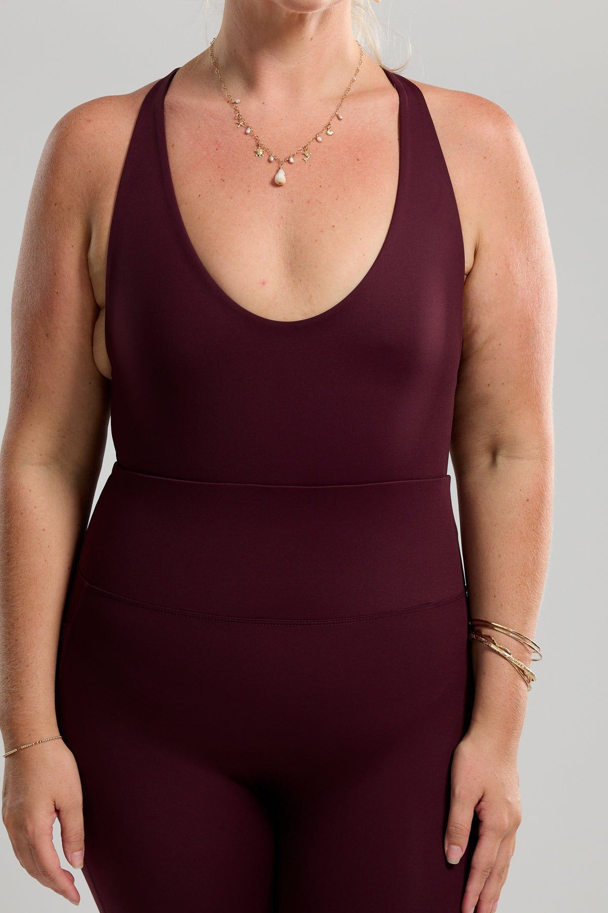 Full On Romper - Plum