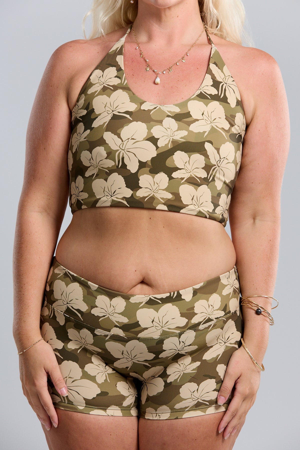 Active Halter Tank - Camo Ginger
