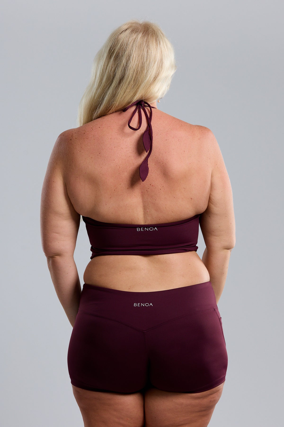 Low Rise Active Shorts - Plum