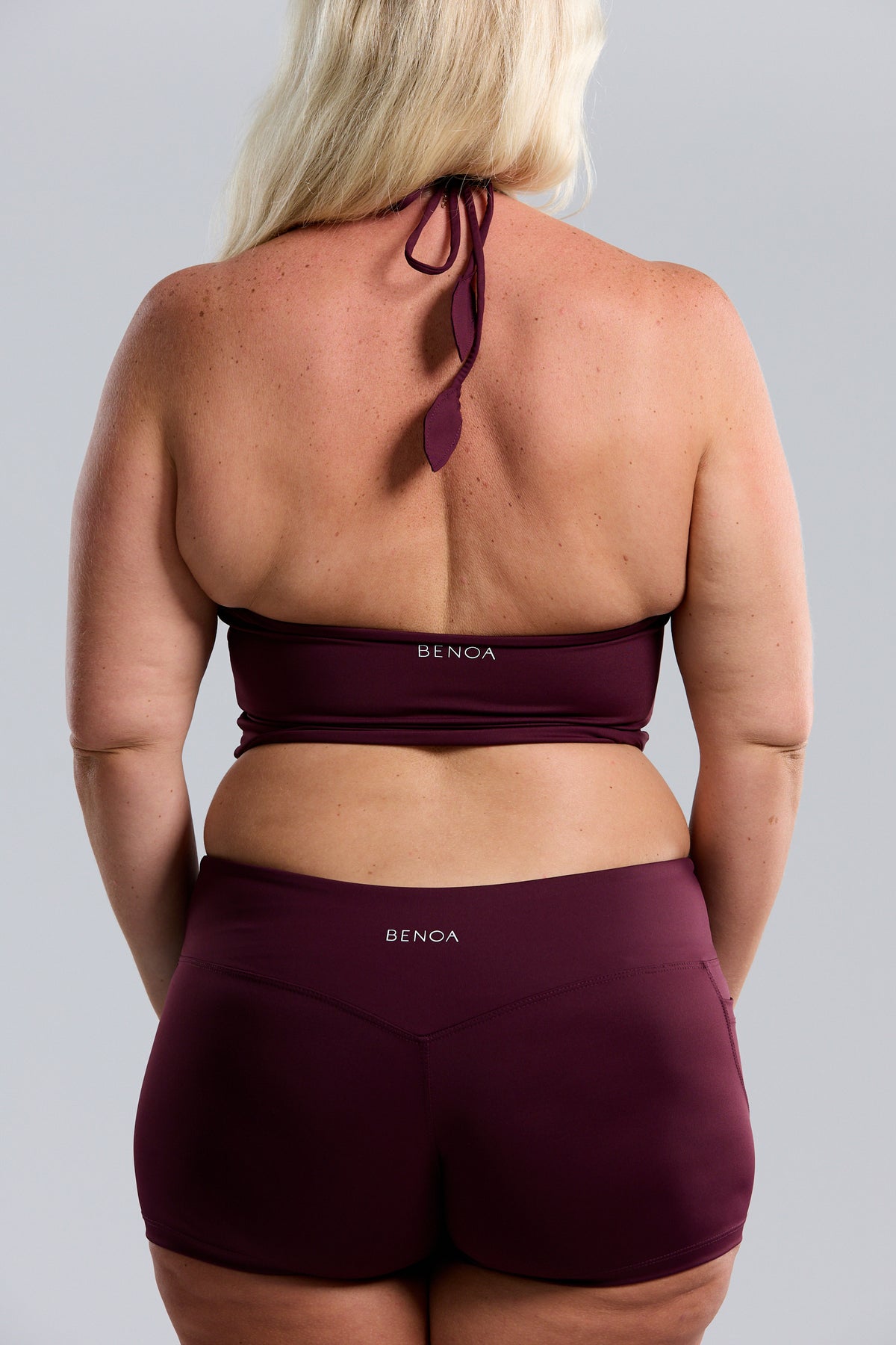 Low Rise Active Shorts - Plum