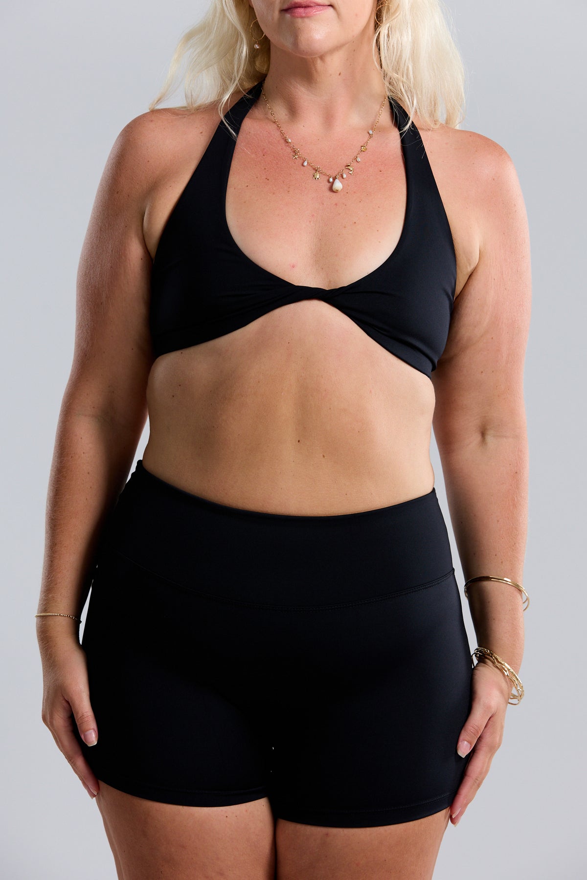 Plunge Sports Bra - Black