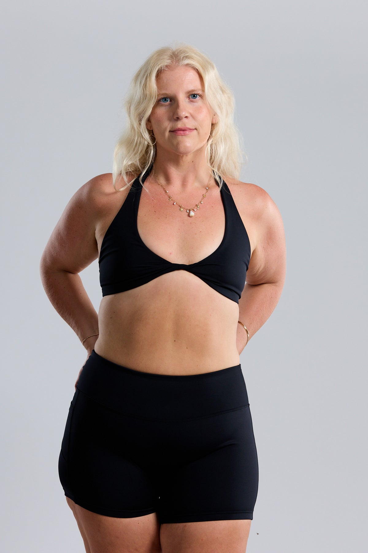Plunge Sports Bra - Black