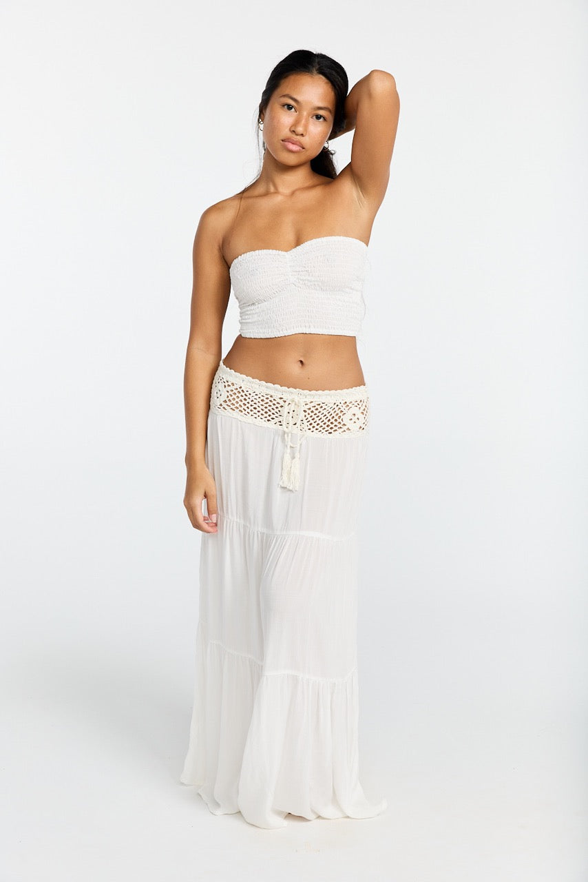 Kaleia Maxi Skirt - White
