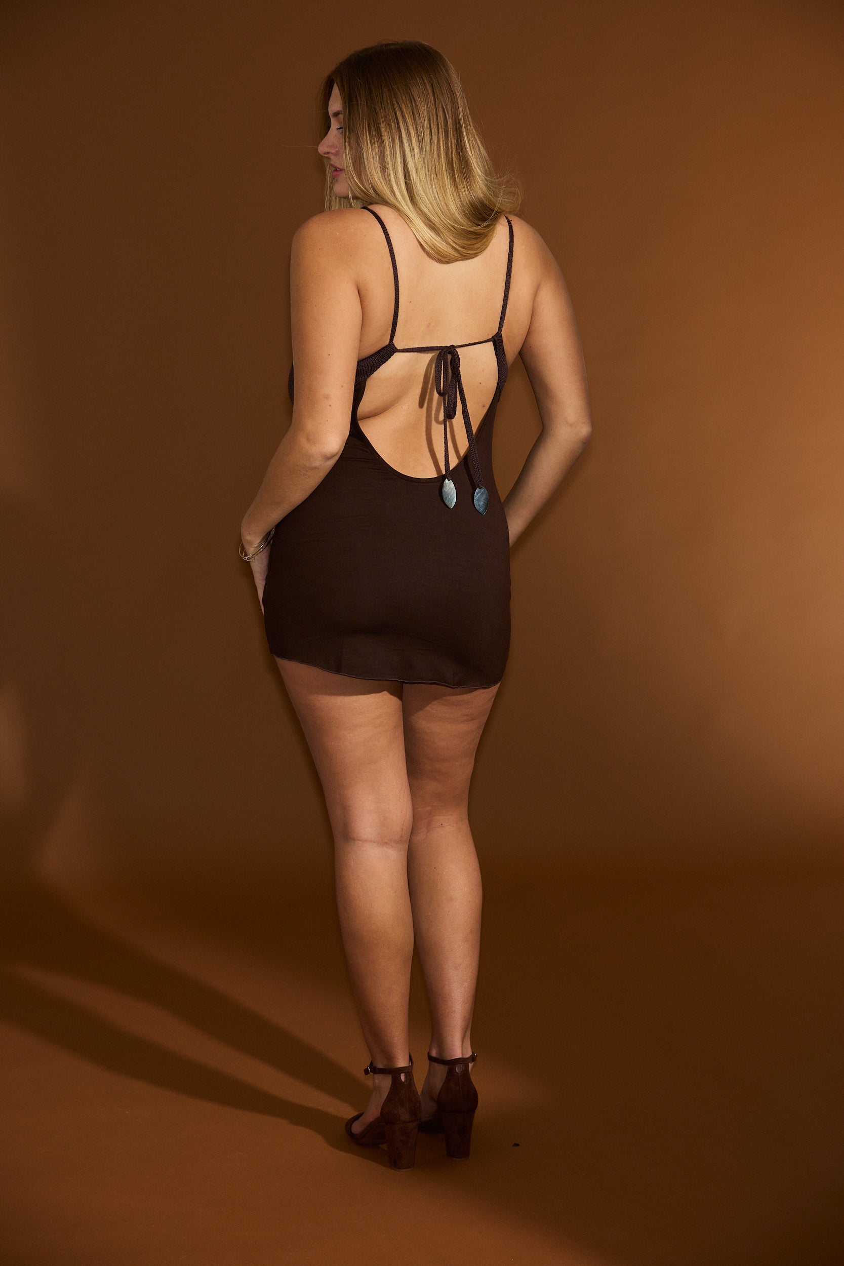 Ariana Dress- Shaved Chocolate