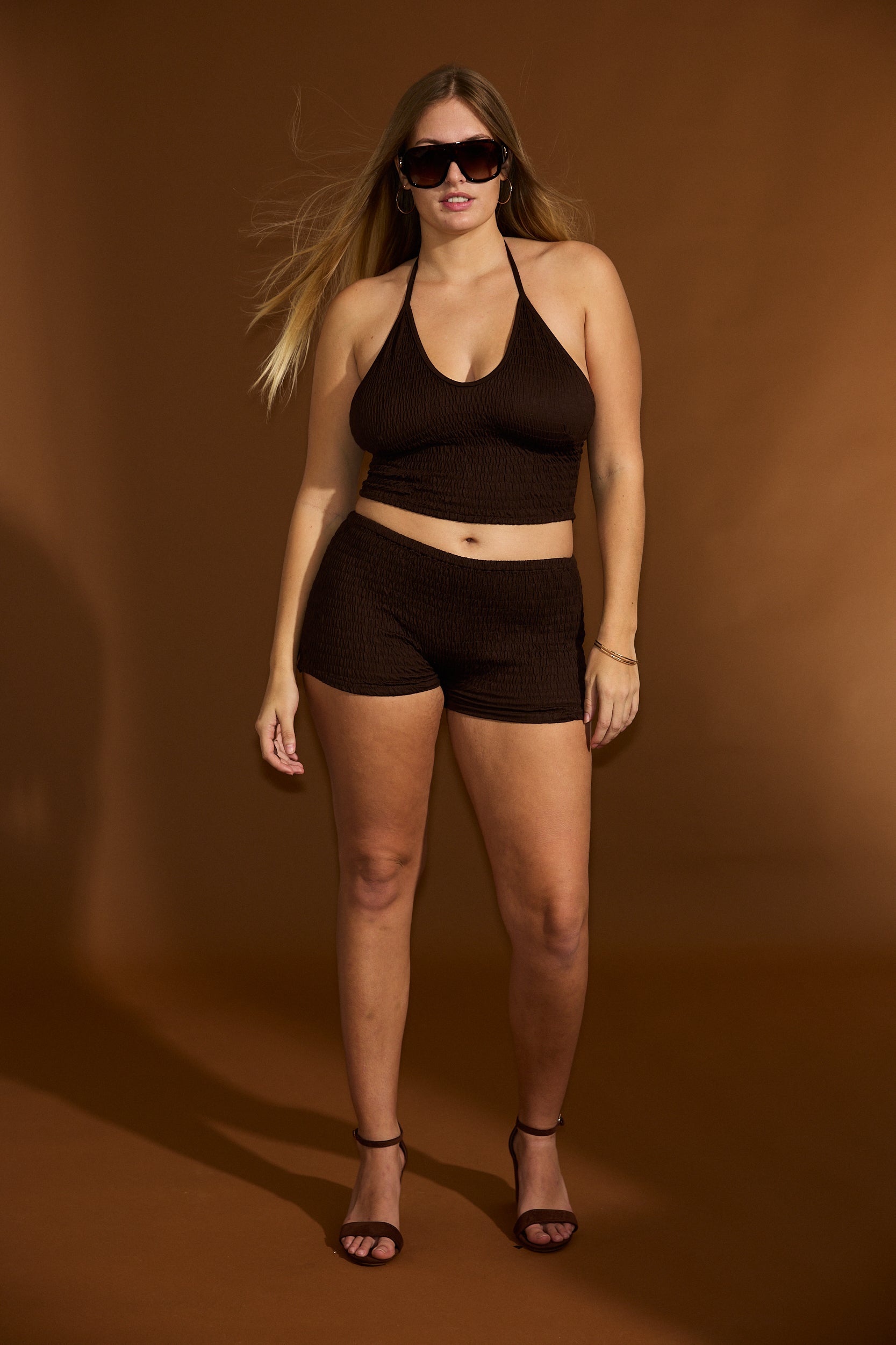 Tanya top - Shaved Chocolate