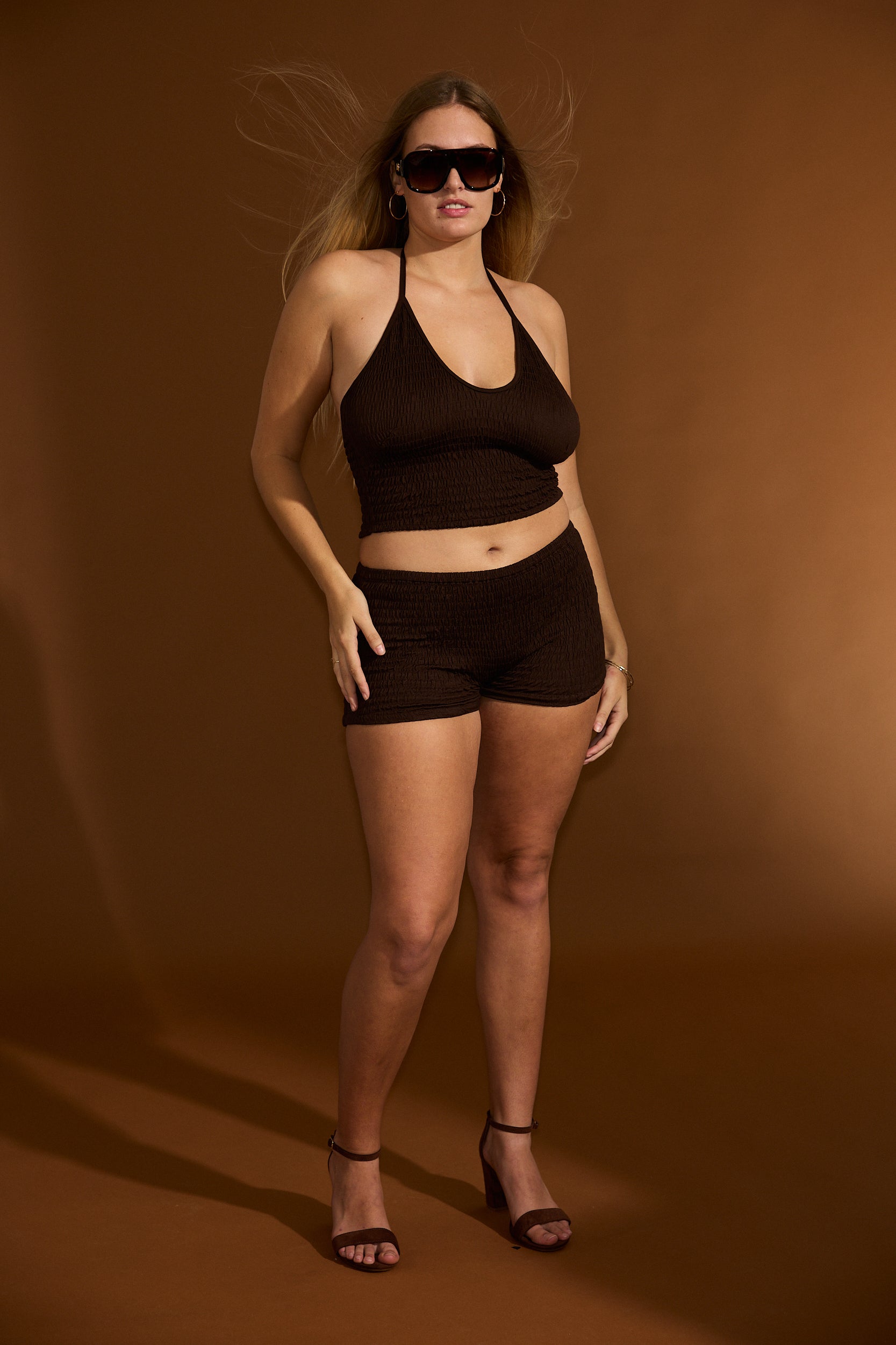 Tanya top - Shaved Chocolate