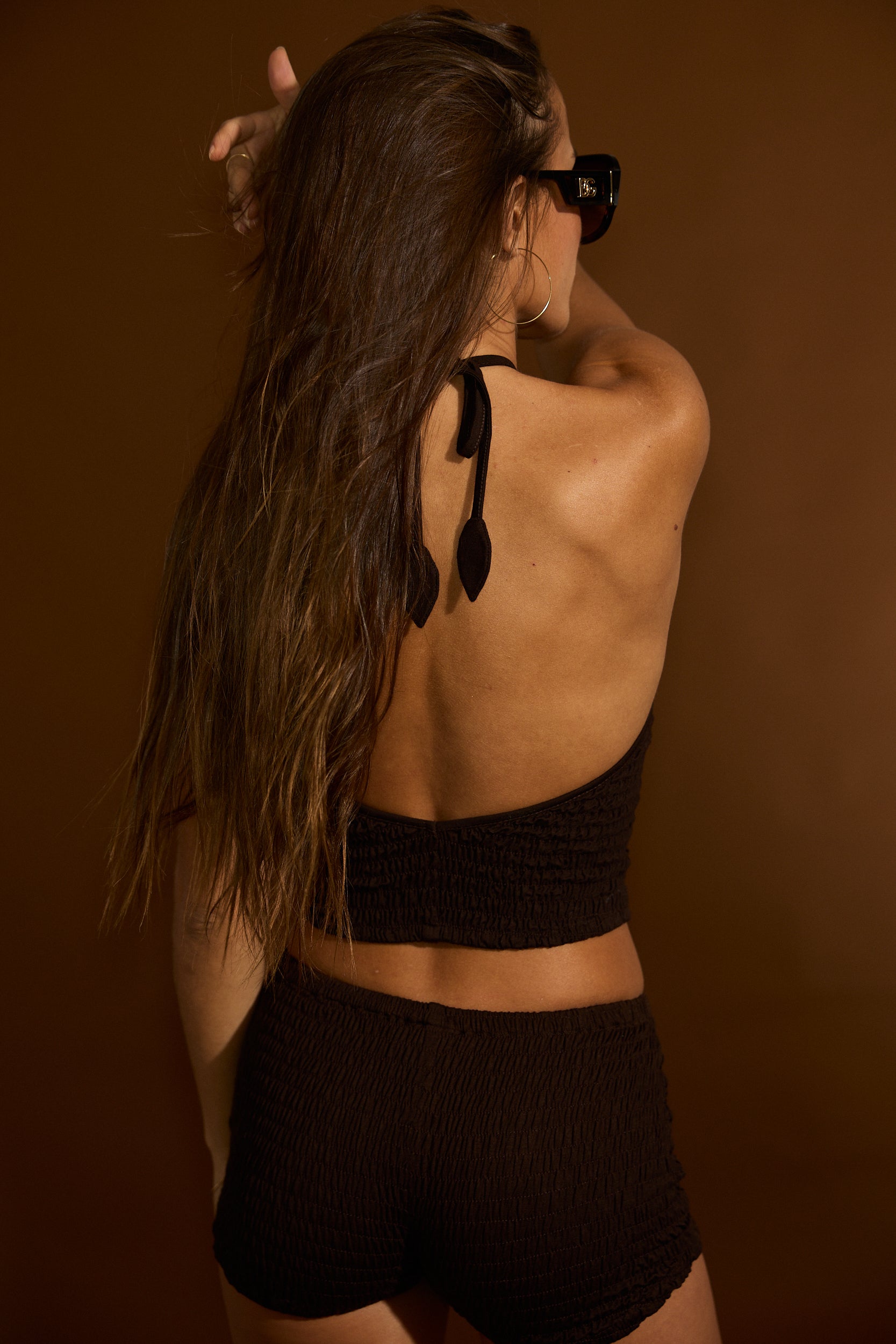 Tanya top - Shaved Chocolate