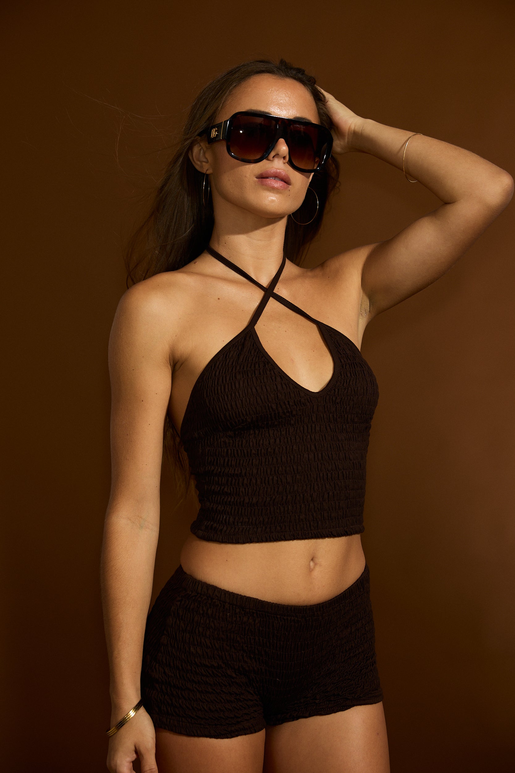 Tanya top - Shaved Chocolate