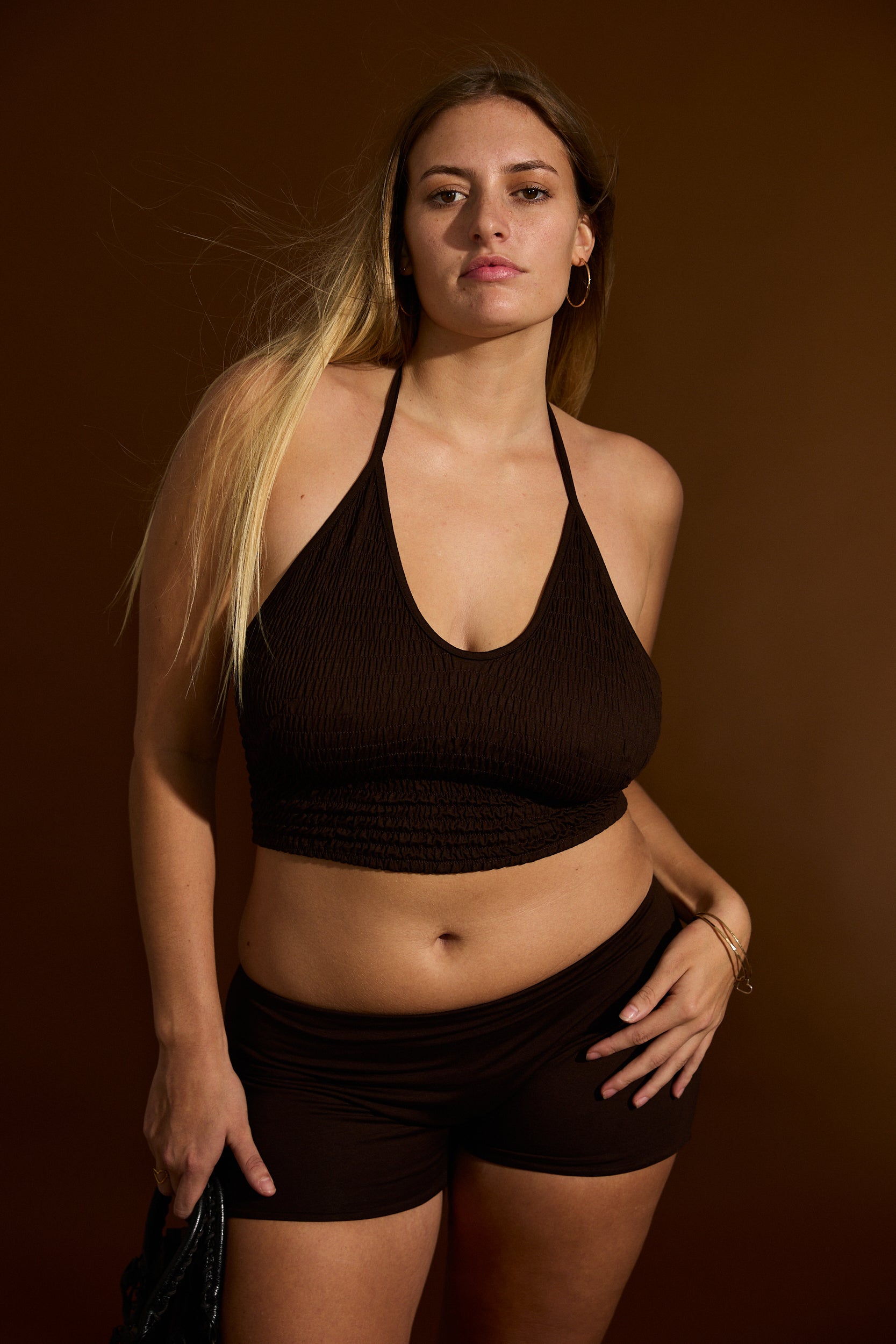 Cloe short - Shaved Chocolate