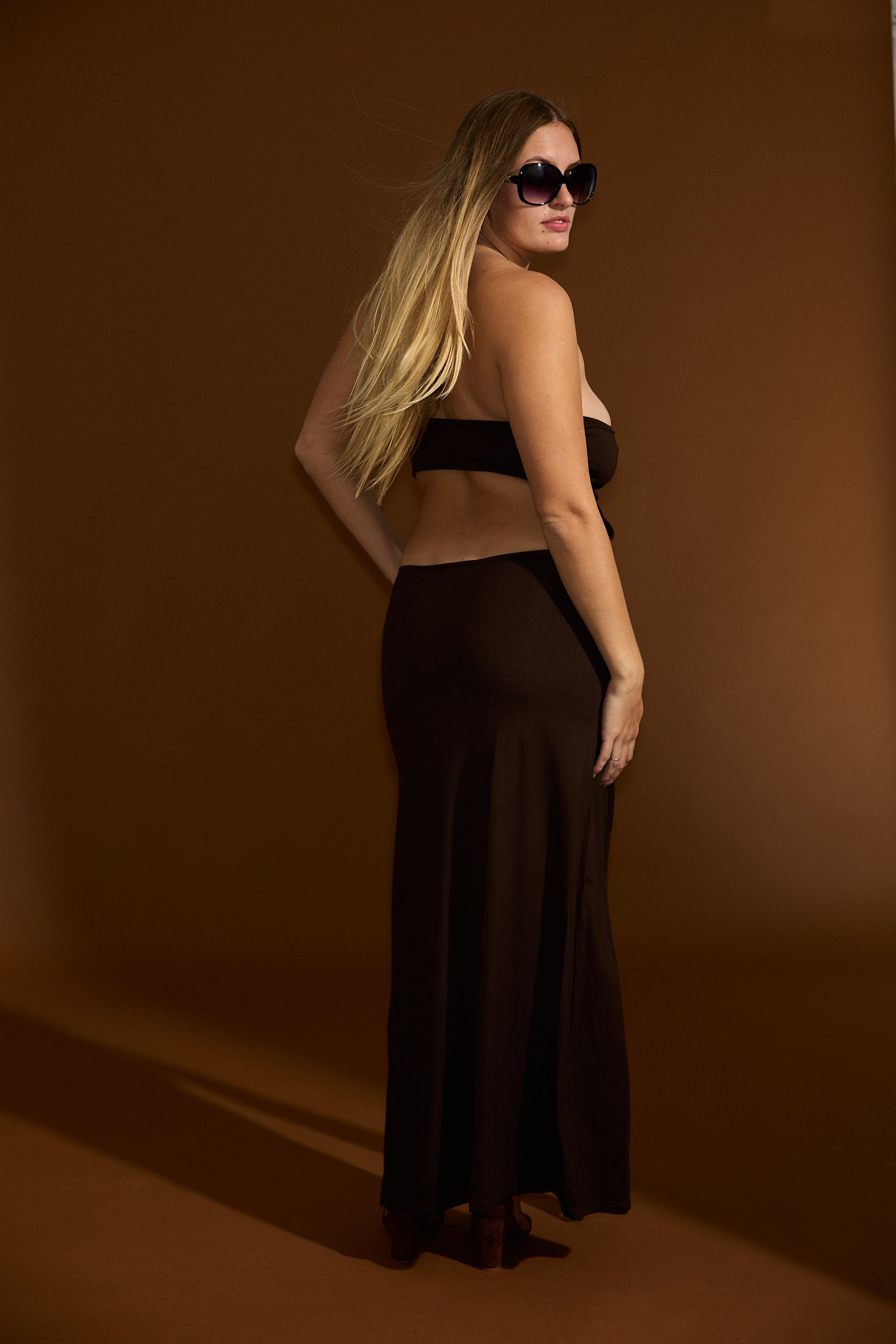 Yasmin dress - Shaved Chocolate