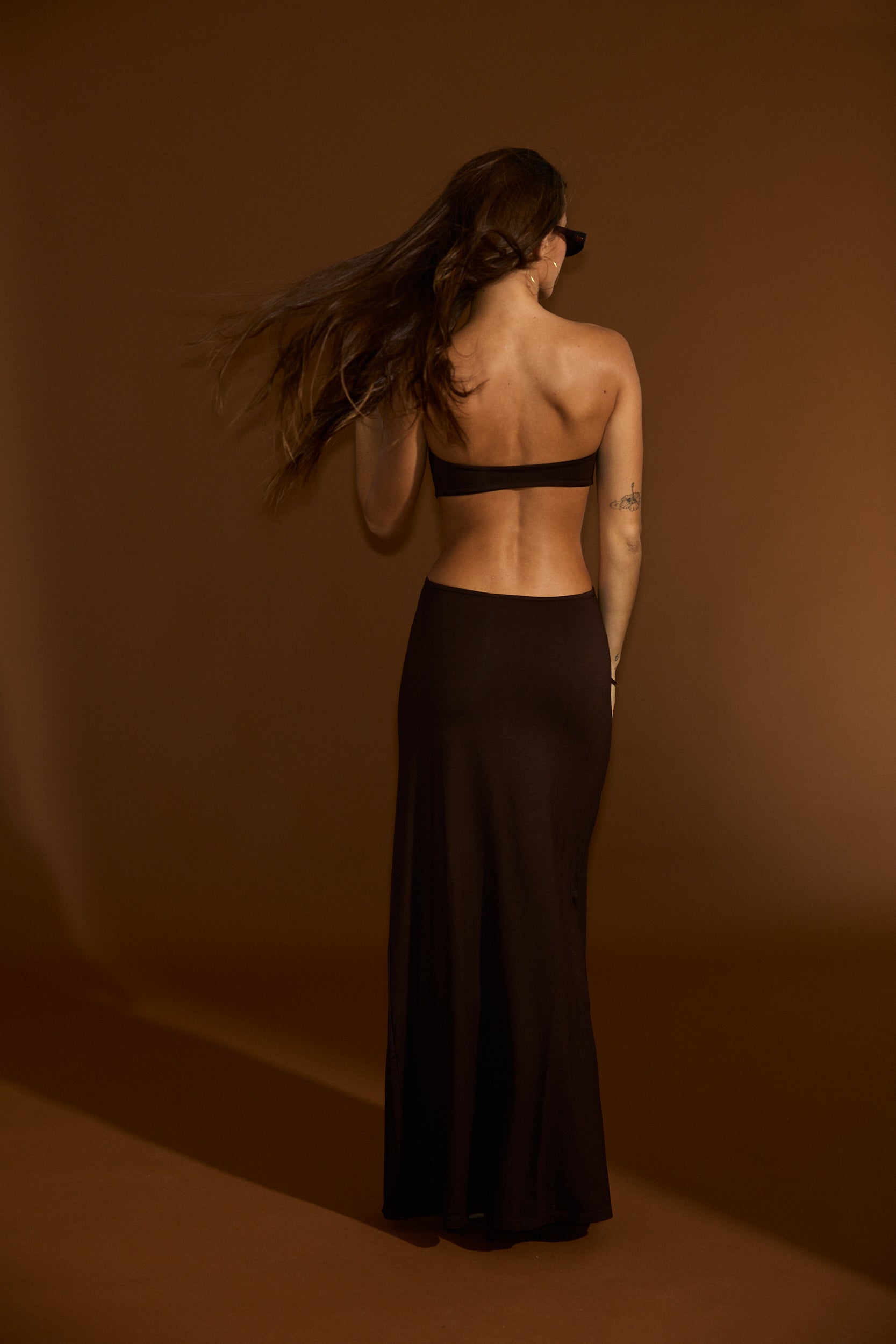 Yasmin dress - Shaved Chocolate