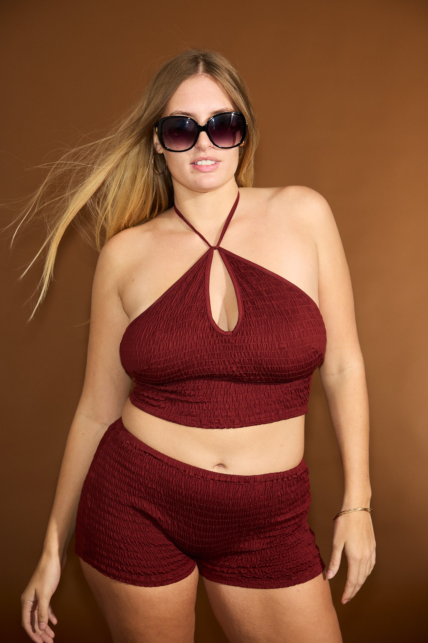 Tanya top - Merlot