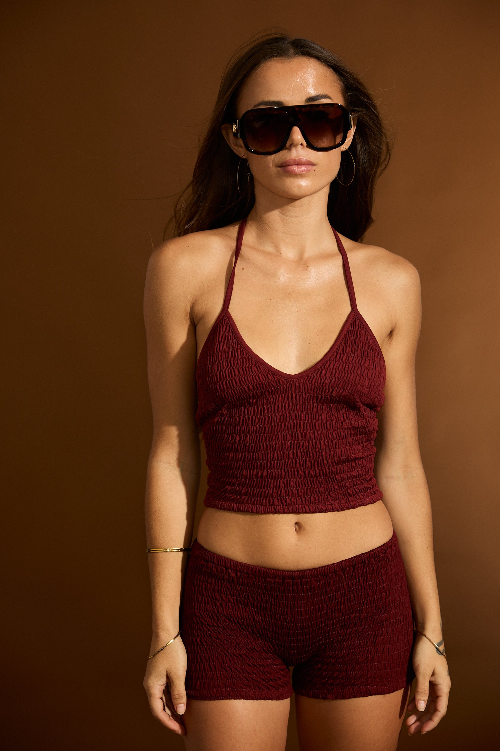 Fabi shorts - Merlot