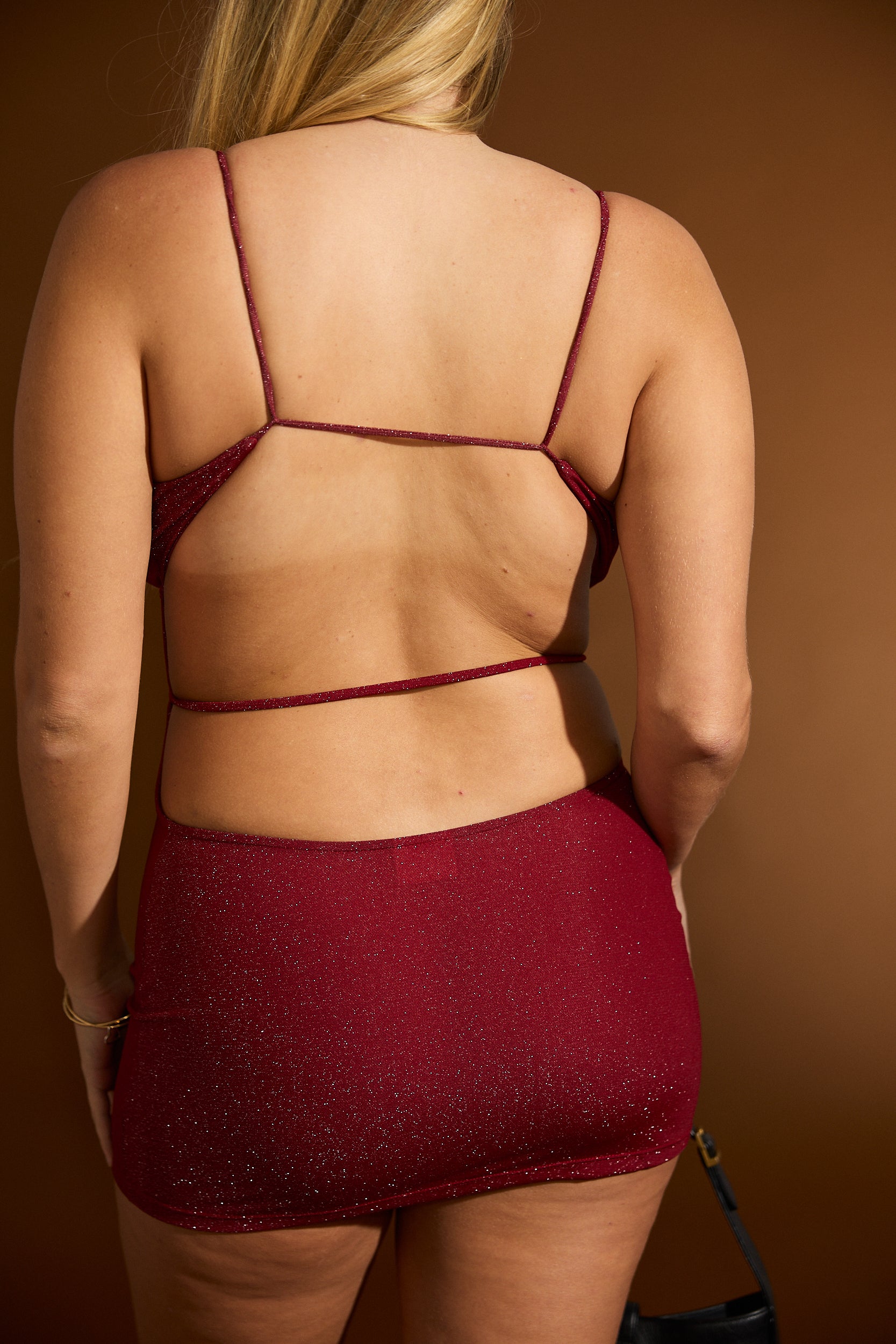 Gabriella Dress - Merlot