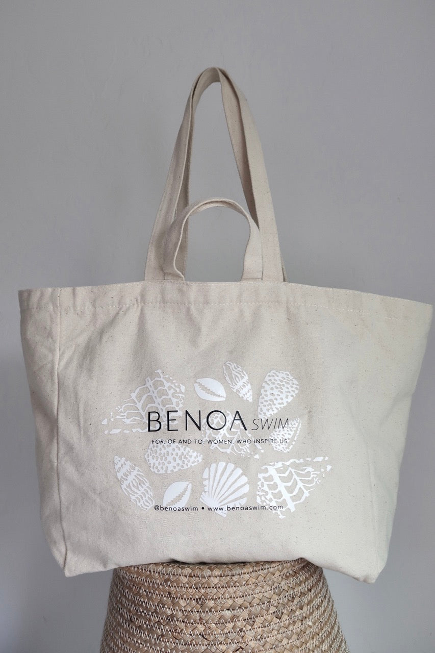 Canvas Tote - Benoa Shells