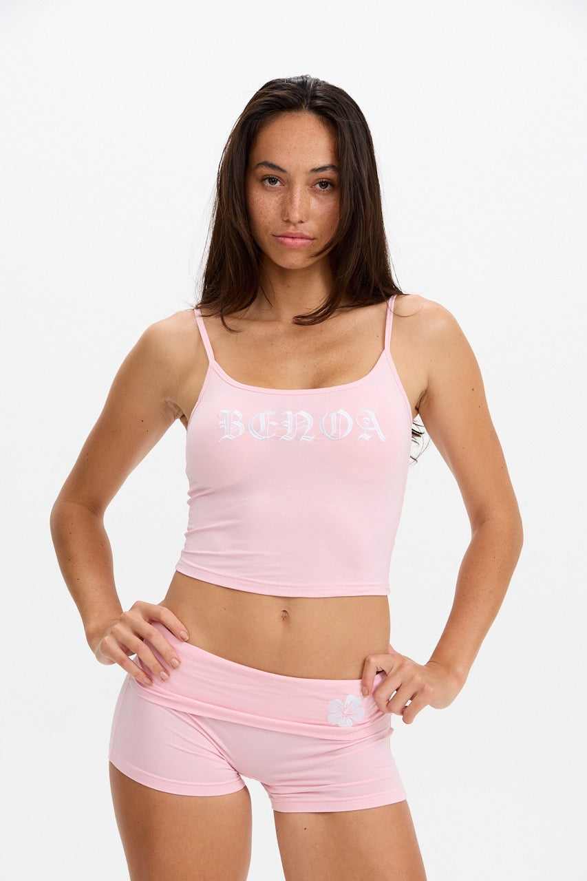 Fold over yoga shorts