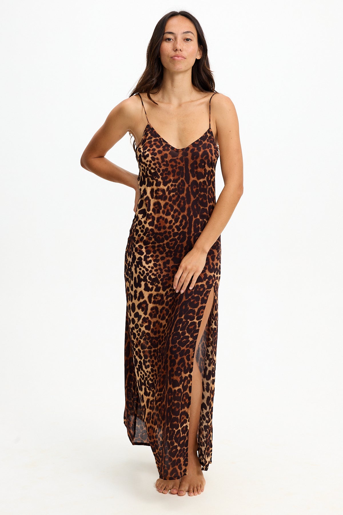 Kahea Maxi Dress 2.0 - Digital Leopard