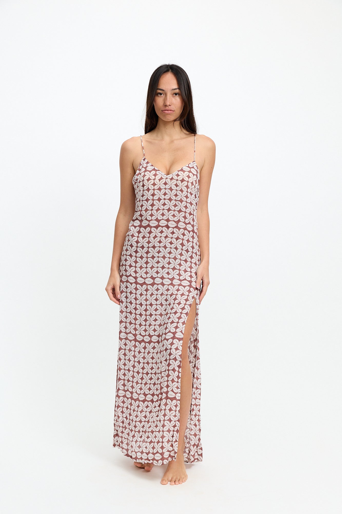 Kahea Maxi Dress 2.0 - Cowrie Basket