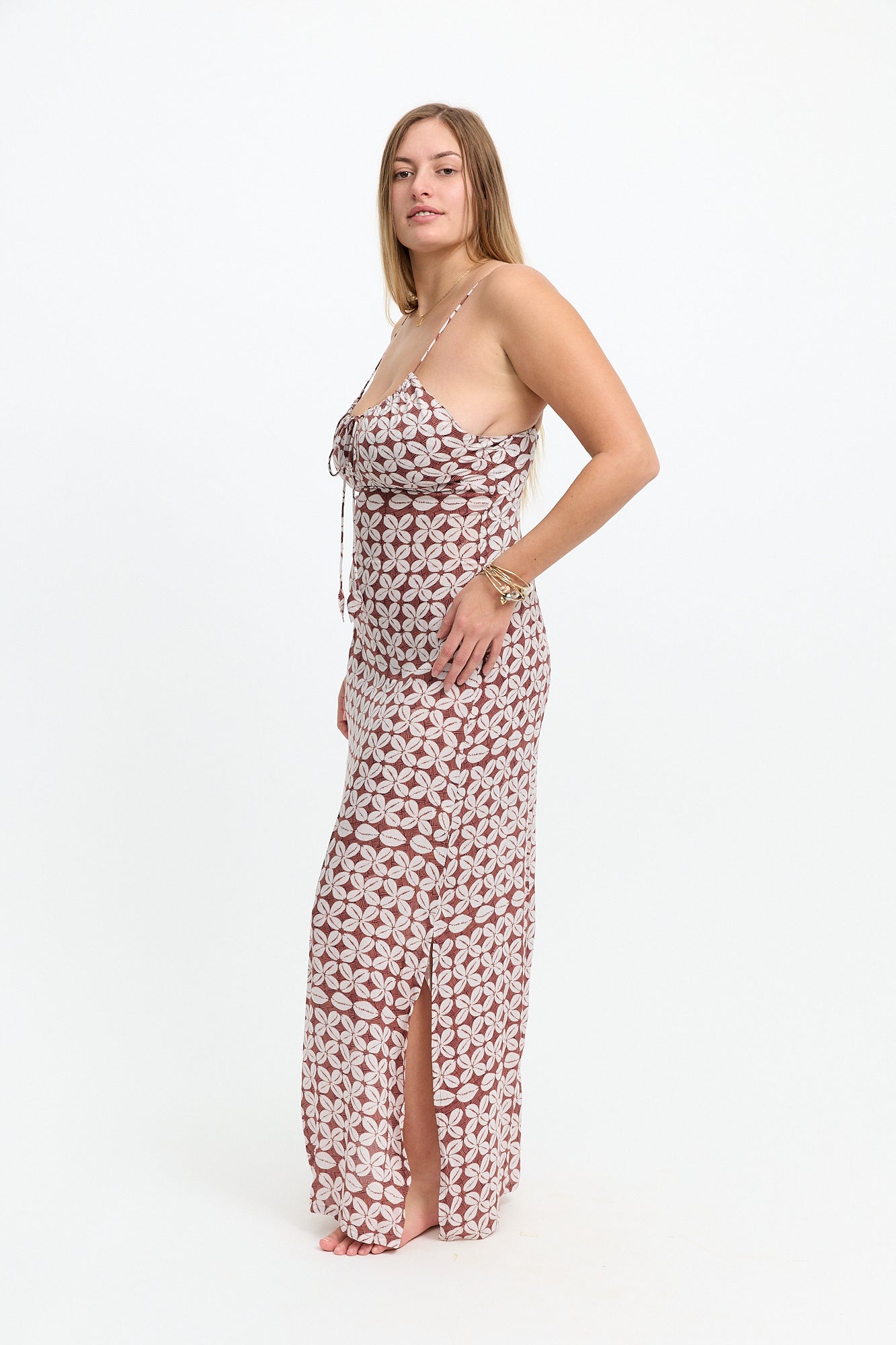 Leilani Maxi Dress 2.0 - Cowrie Basket