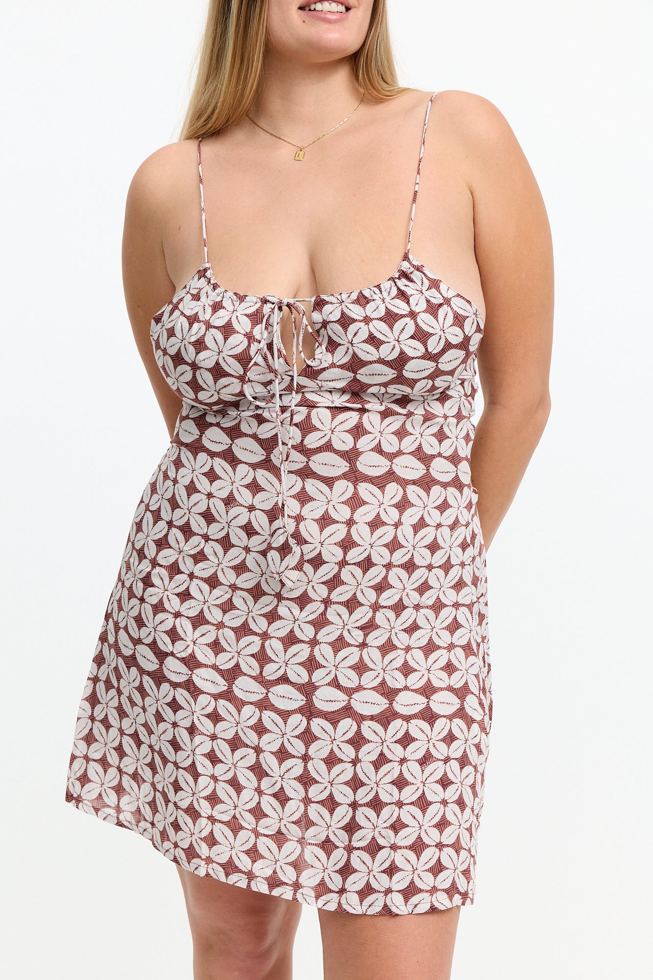 Jaden Mini Dress 2.0 - Cowrie Basket