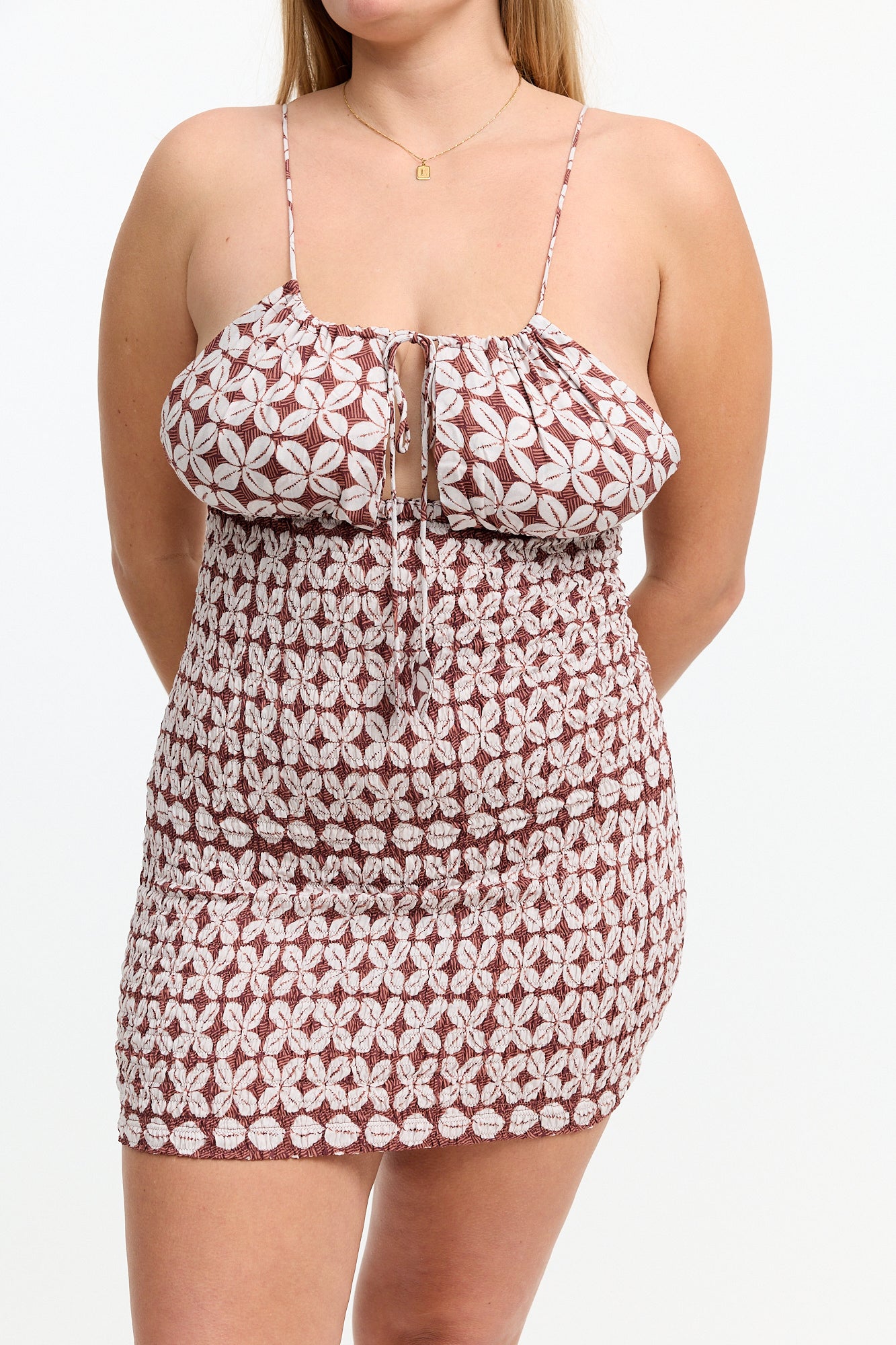Mai Tai Mini Dress - Cowrie Basket