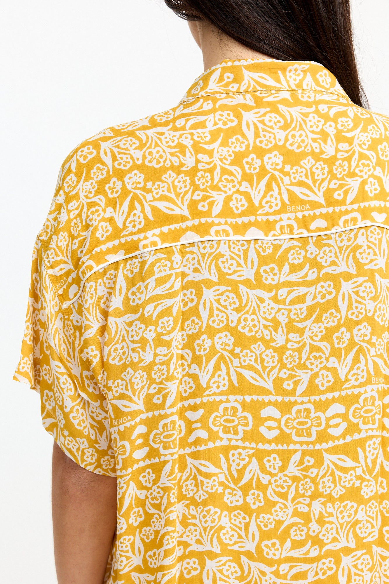 Aloha Shirt Dress - Goldie