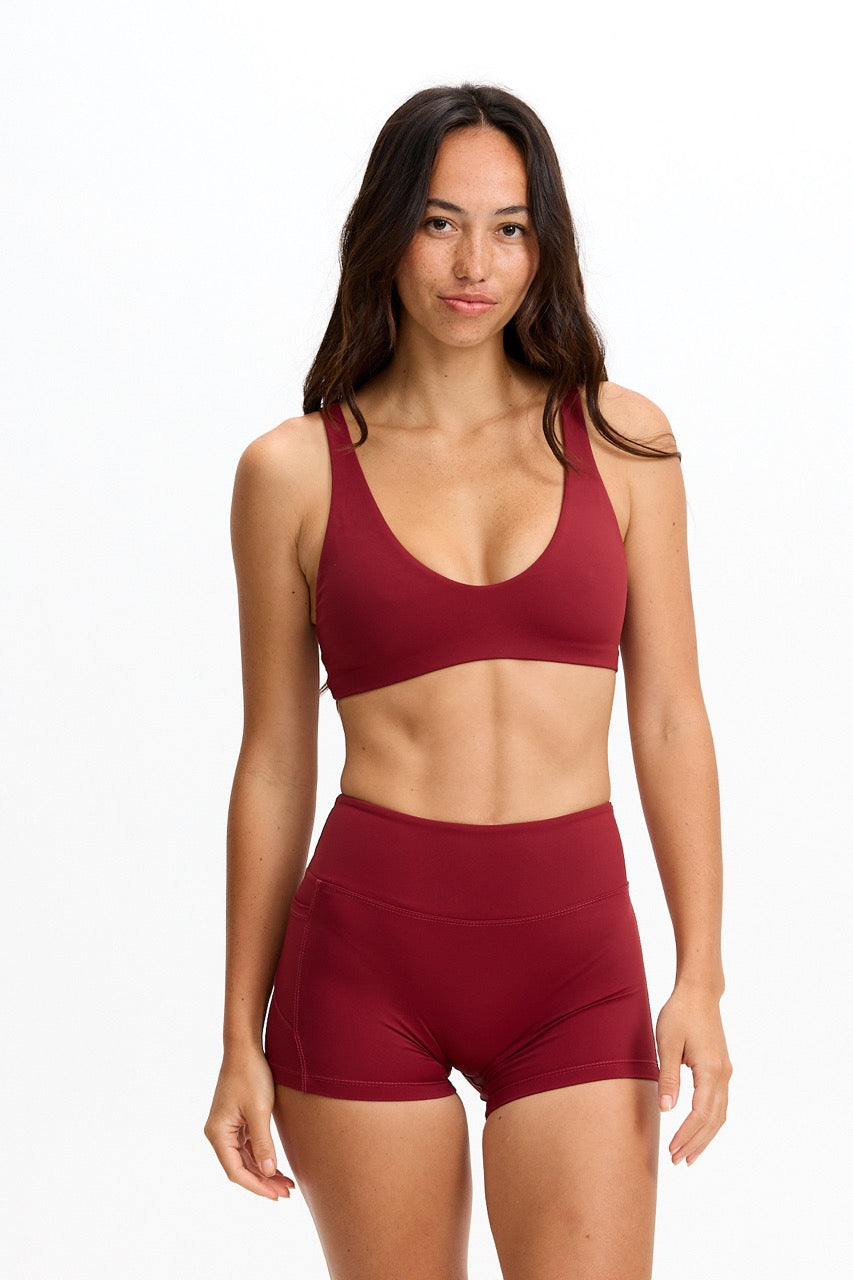 2.5" Booty Short - Cherry
