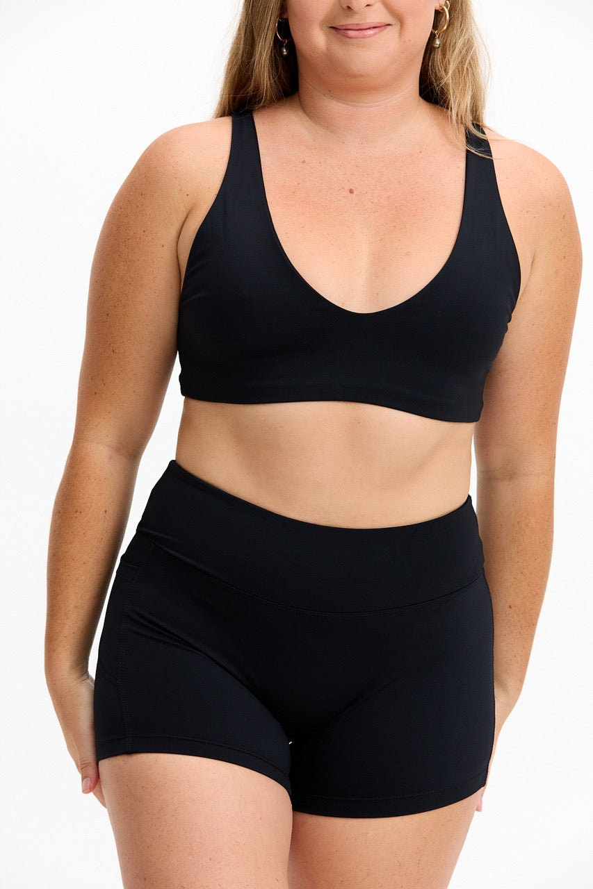 Sophia Sports Bra - Black