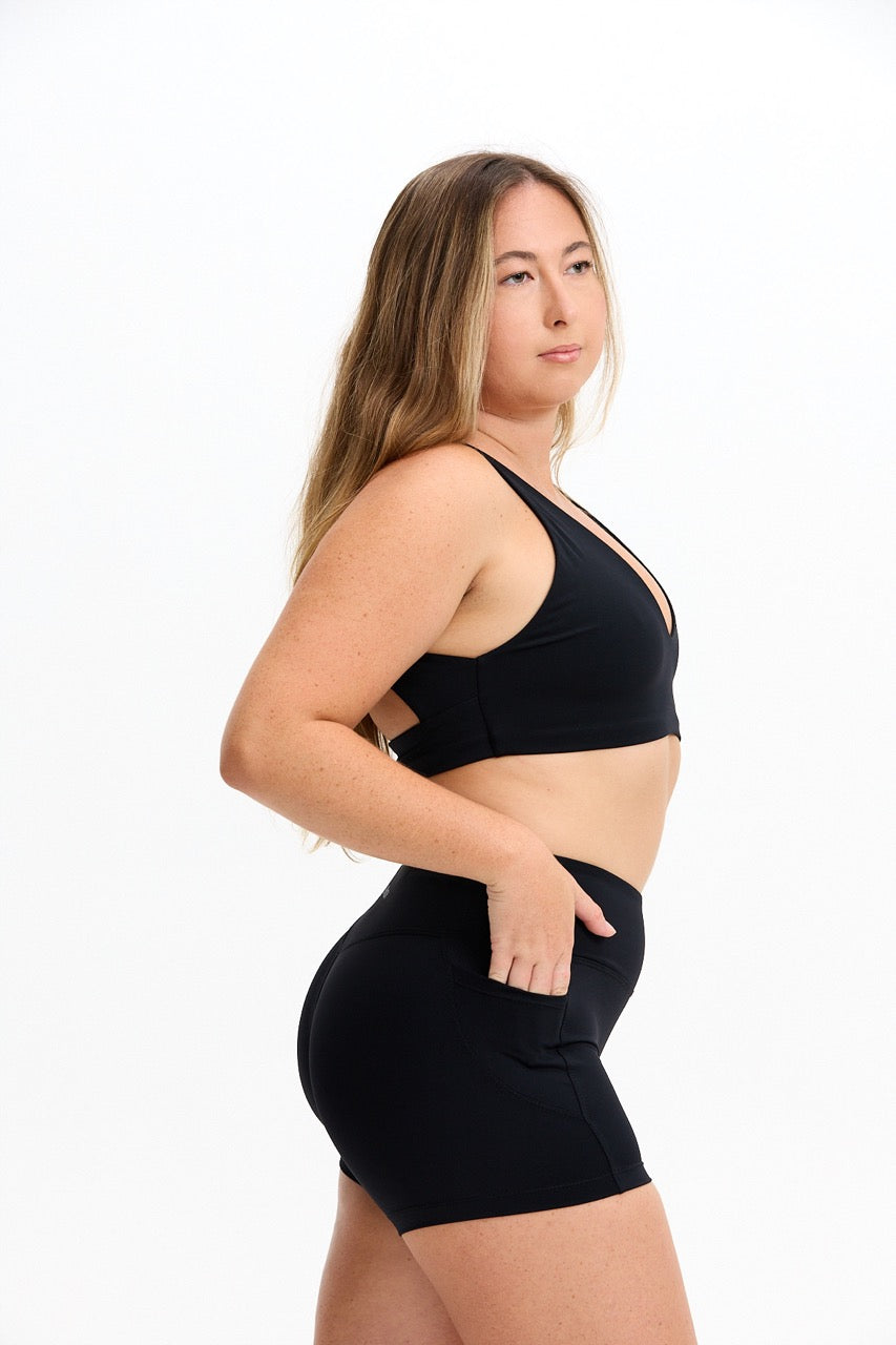 Sophia Sports Bra - Black