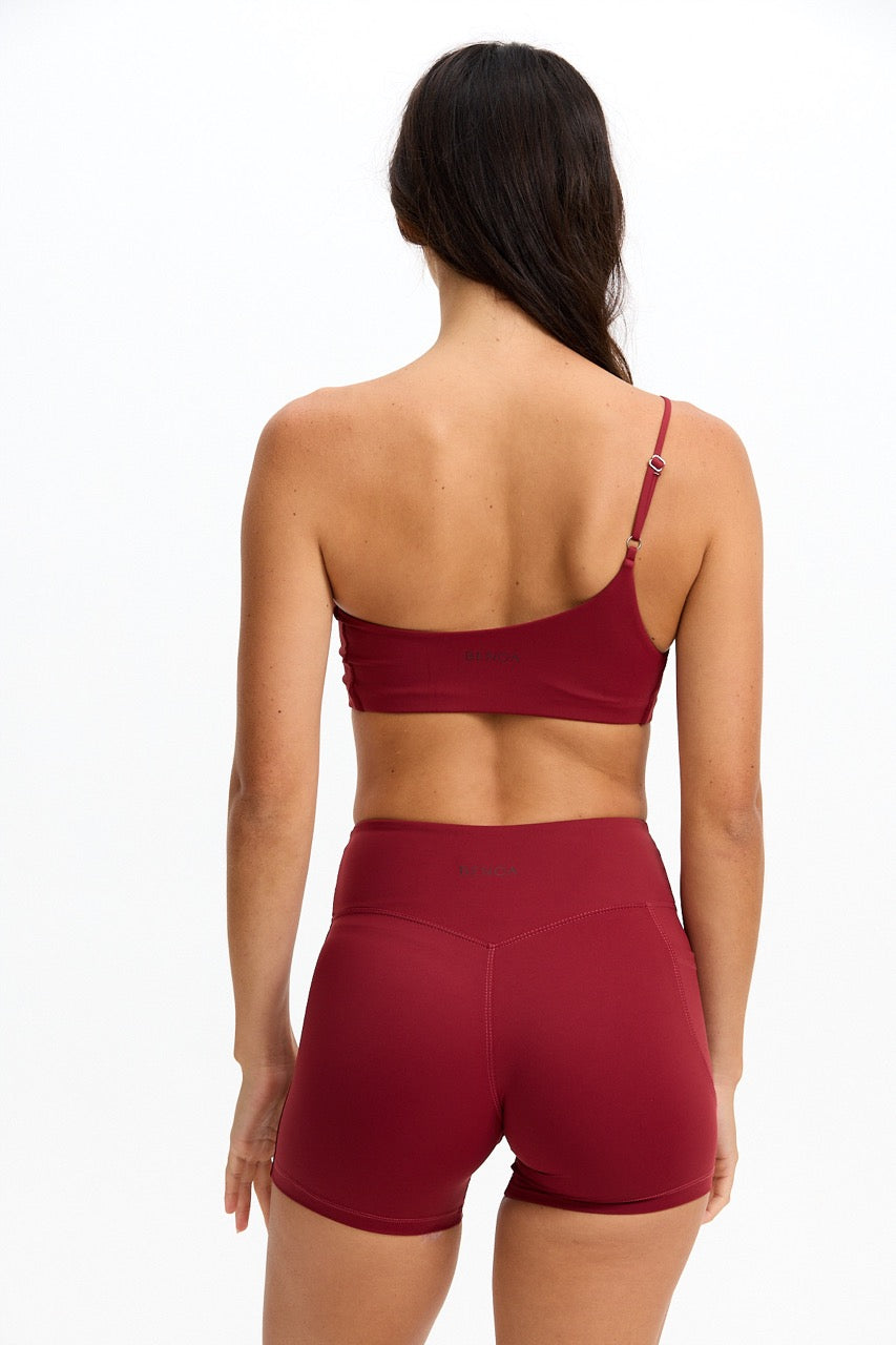 4" Biker Short - Cherry