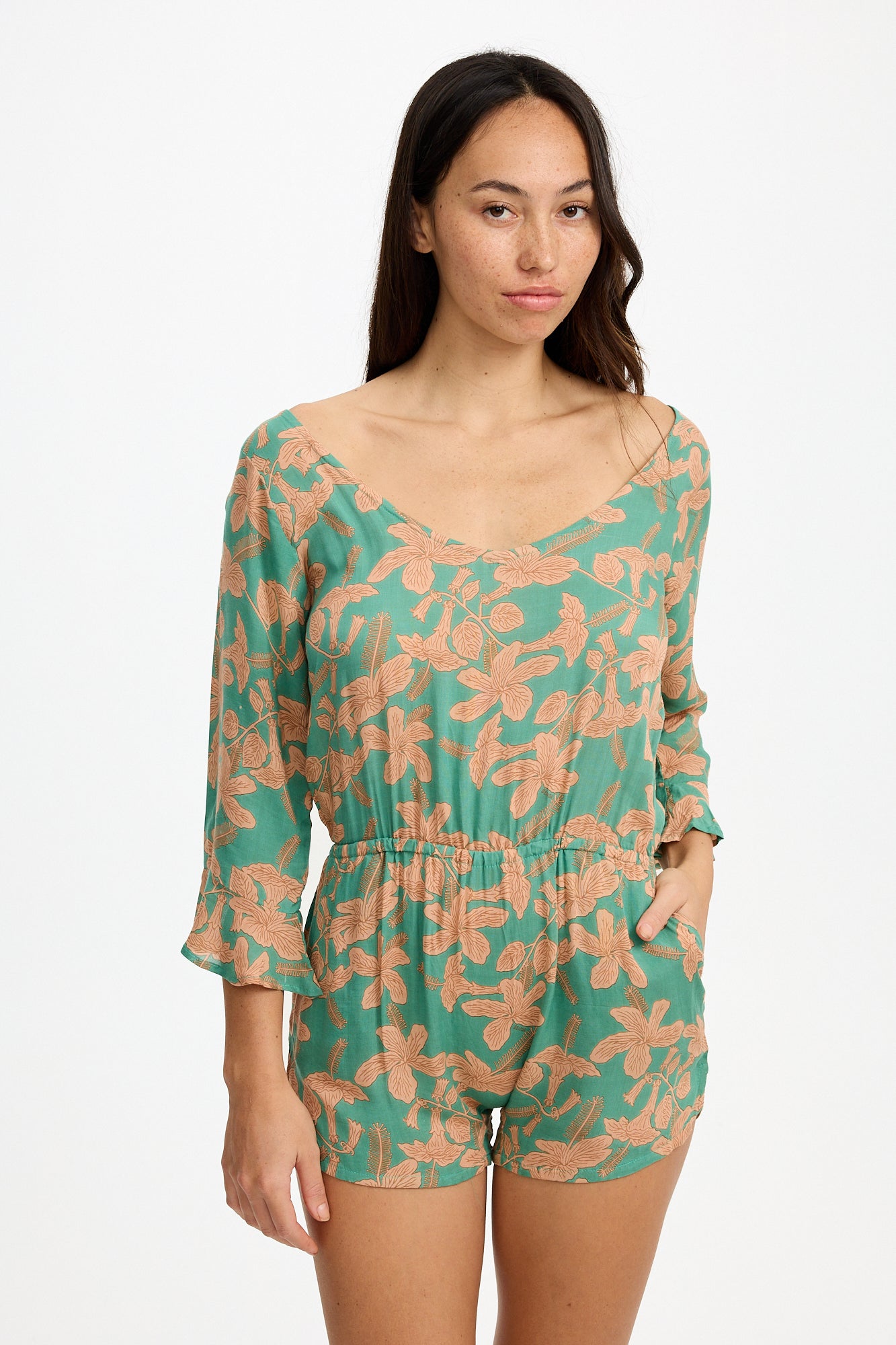 Baja Romper - Tropics