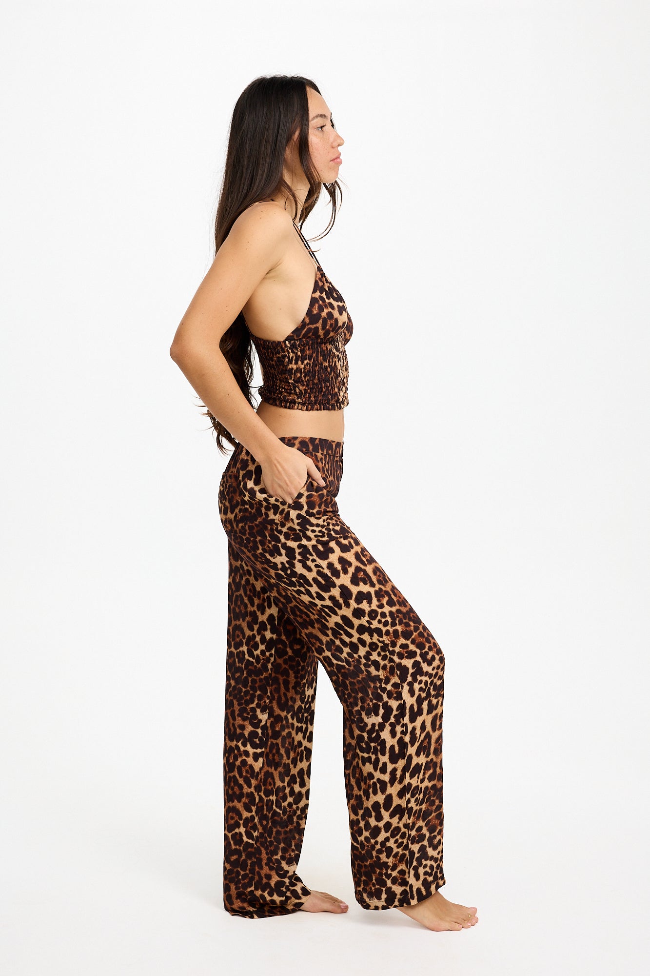 Coco Pants - Digital Leopard
