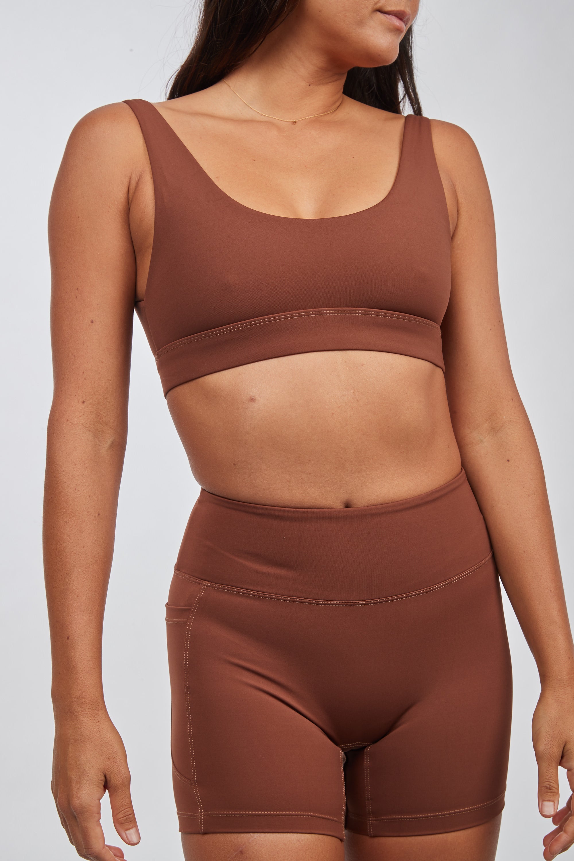 Sports Bra - Cacao